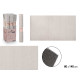 TAPPETO SOFT GRIGIO CHIARO 80X140CM