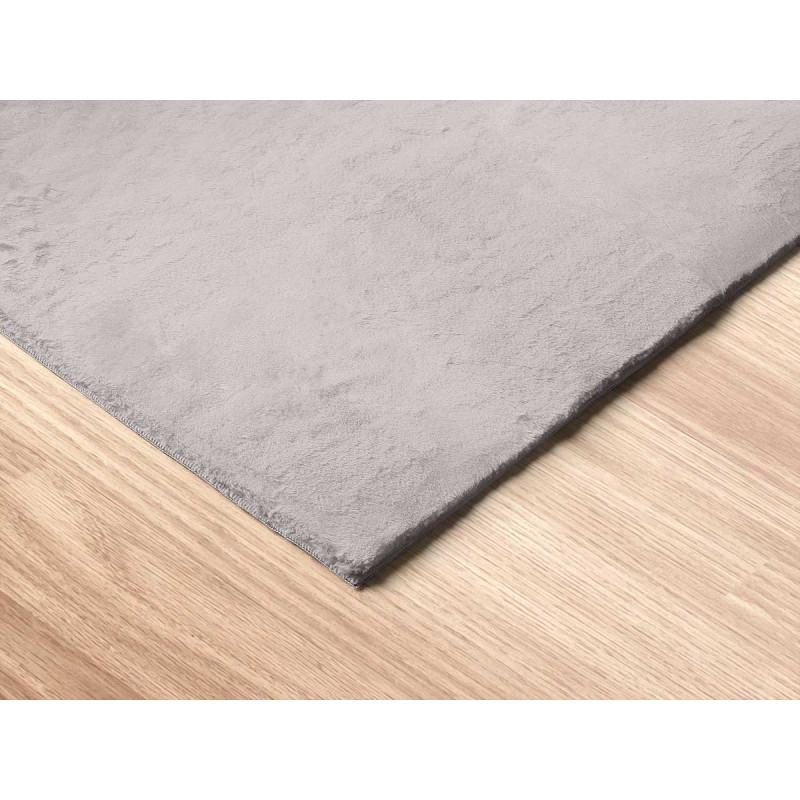 TAPPETO SOFT GRIGIO CHIARO 80X140CM