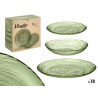 VAISSELLE VERRE 18 PCS VERT