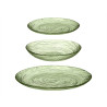 STOVIGLIE VETRO 18 PZ VERDE