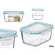 CONTENITORE ERMETICO BOROSILICATO 850ML