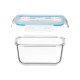 HERMETIC BOROSILICATE LUNCH BOX  850ML