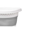 CESTO OVAL DOBRAVEL PEGAS BRANCO CINZA 20L