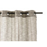 BROWN CURTAIN 140X260CM 8 RINGS