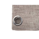 RIDEAU 140X260CM 8 ANNEAUX MARRON