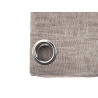 RIDEAU 140X260CM 8 ANNEAUX MARRON