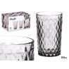 BICCHIERE DIAMANTE GRIGIO 395 ML