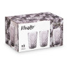 BICCHIERE DIAMANTE GRIGIO 395 ML