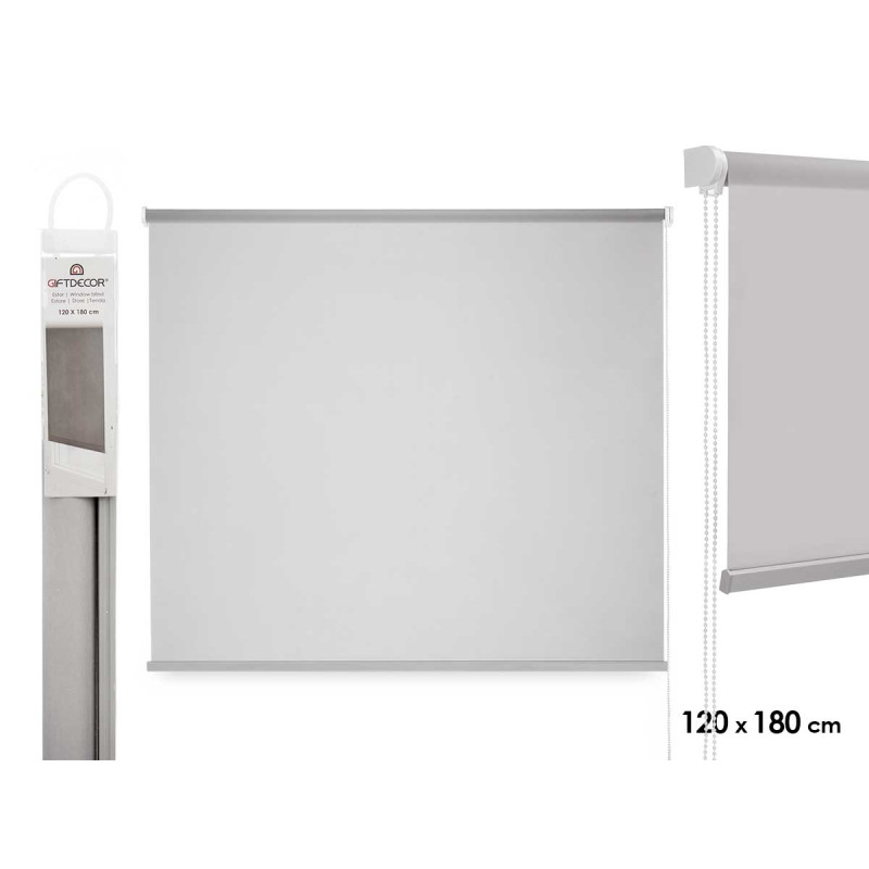 STORE FENÊTRE 120 X 180 CM GRIS