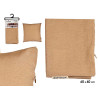 FUNDA COJIN CREMALLERA 60X60 BEIGE