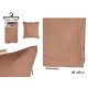 60X60CM PILLOW CASE WITH ZIP BROWN 
