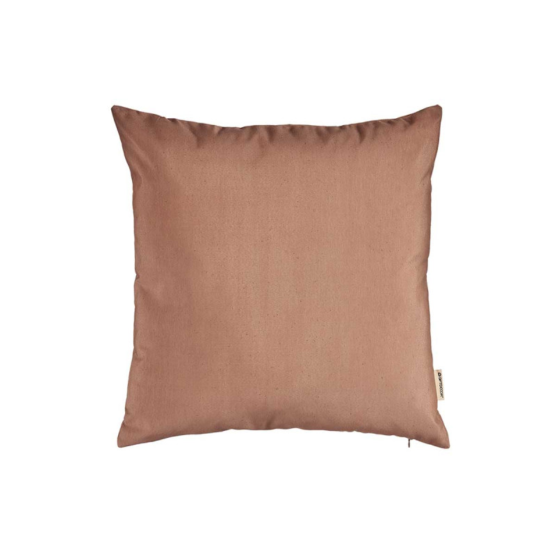 60X60CM PILLOW CASE WITH ZIP BROWN 