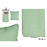 FUNDA COJIN CREMALLERA 60X60 VERDE