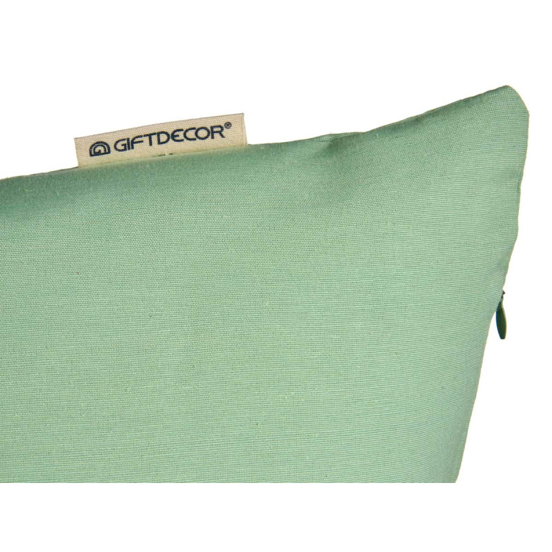 FEDERA CUSCINO CERNIERA 60X60CM VERDE