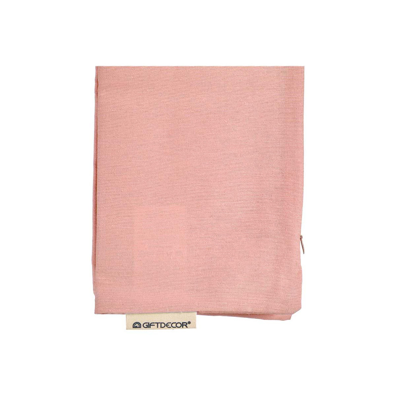 FEDERA CUSCINO CERNIERA 60X60CM ROSA