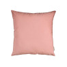 HOUSSE OREILLER FERMETURE ECLAIR 60X60 ROSE 