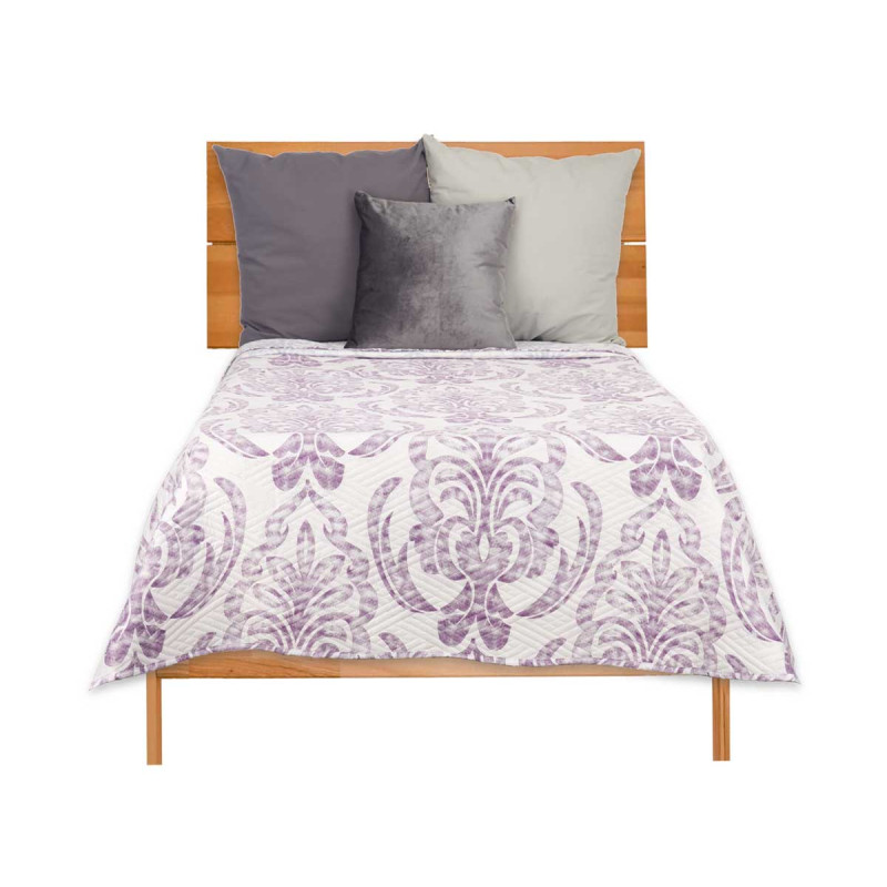 COLCHA CAMA REVERSIBLE 240X260 DAMASCADO