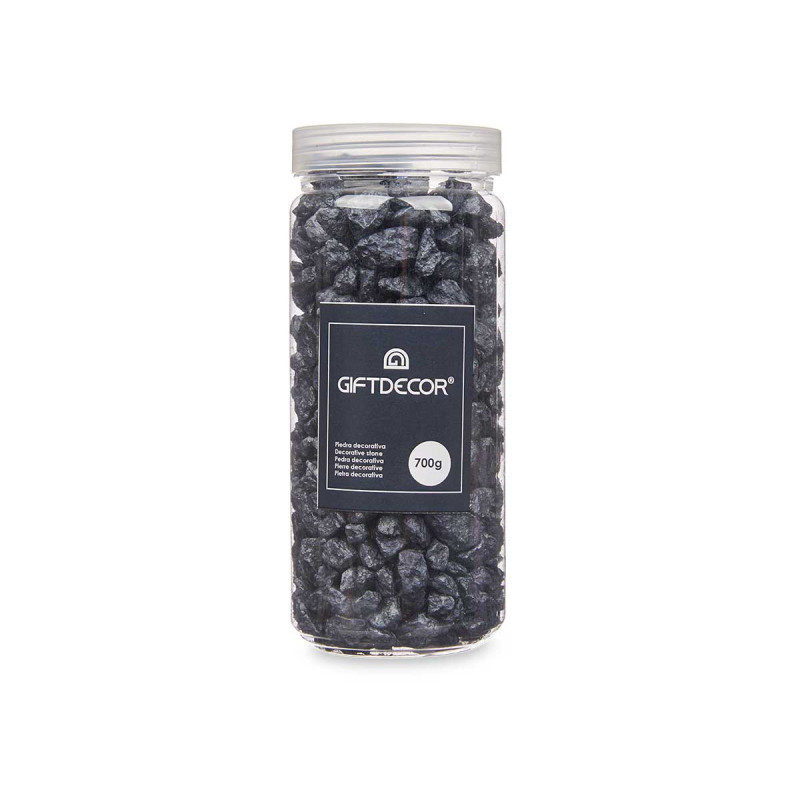 BARATTOLO PIETRA 10 20 MM METALLIZZATO 700G NERO