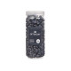 BARATTOLO PIETRA 10 20 MM METALLIZZATO 700G NERO