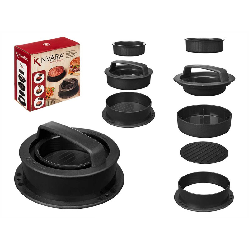 HAMBURGER PRESS 3 IN 1 PP NON-STICK
