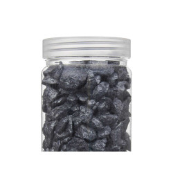 BARATTOLO PIETRA 10 20 MM METALLIZZATO 700G NERO