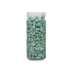 BARATTOLO PIETRA 10 20 MM METALLIZZATO 700G MENTA
