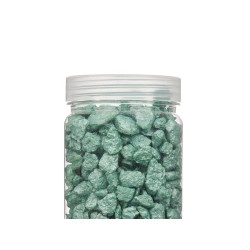 BARATTOLO PIETRA 10 20 MM METALLIZZATO 700G MENTA