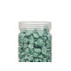 PEDRA DECORATIVA 10 20 MM METALIZADA 700G MENTA