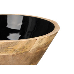 CIOTOLA 24 CM LEGNO MANICO NERO 