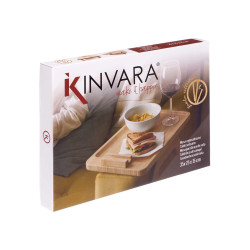 MESA DE BAMBU PARA BRAÇO DE SOFA 35CM
