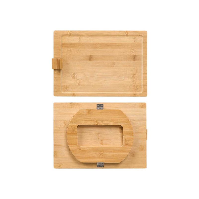 MESA DE BAMBU PARA BRAÇO DE SOFA 35CM
