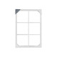 MIROIR RECTANGULAIRE 6 CARREAUX BLANC
