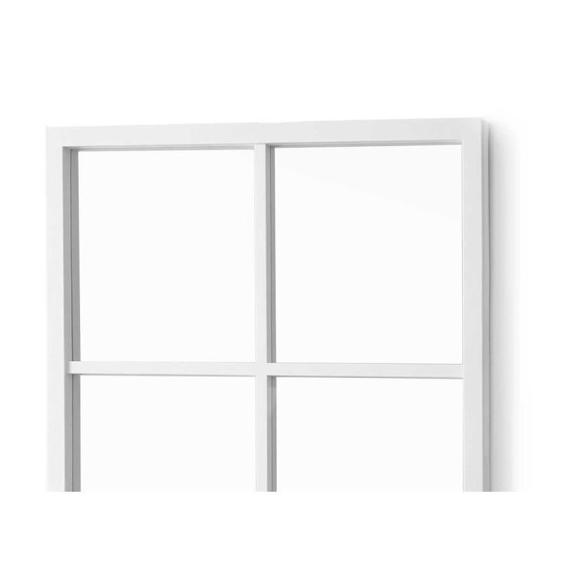 MIROIR RECTANGULAIRE 6 CARREAUX BLANC