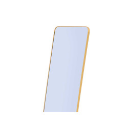 MIROIR RECTANGULAIRE AVEC PIED EN OR