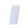 RECTANGULAR MIRROR GOLD STAND