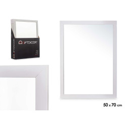 MIROIR BLANC 50 X 70 CM
