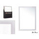 MIROIR BLANC 50 X 70 CM