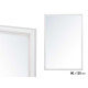 MIROIR MURAL CADRE EN BOIS 80 X 120 CM BLANC