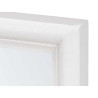 SPECCHIO PARETE CORNICE  LEGNO 80 X 120 CM BIANCO