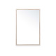 MIROIR MURAL CADRE EN BOIS 80 X 120 CM NATUREL