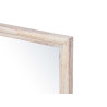 ESPELHO PAREDE MOLDURA MADEIRA 80 X 120 CM NATURAL