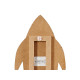 SILHOUETTE BOIS ESPACE 40CM SET 2 