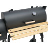 BARREL CHARCOAL BARBECUE WOODEN SHELF