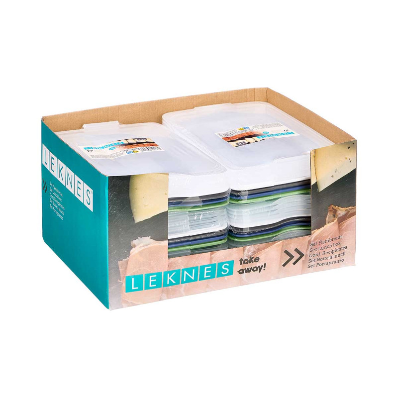 SET 4 MARMITAS SORT 4 COR 1,2L