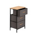 MEUBLE 3 TIROIRS GRIS
