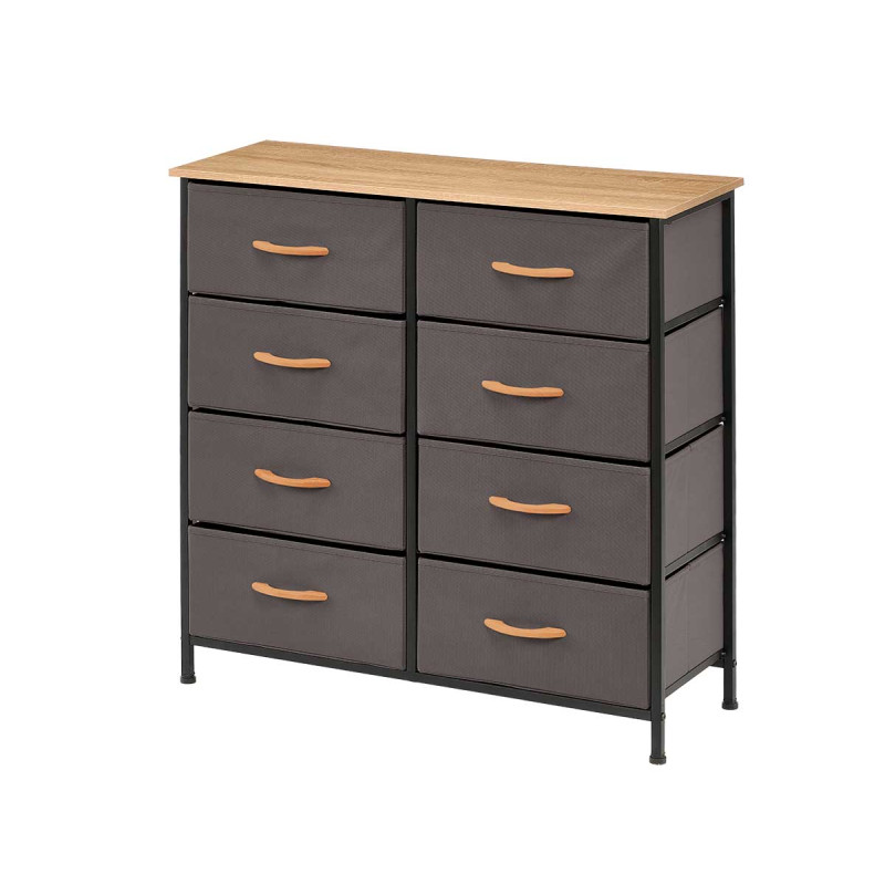 MEUBLE 8 TIROIRS GRIS