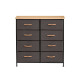 MEUBLE 8 TIROIRS GRIS