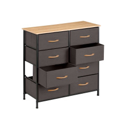 MUEBLE 8 CAJONES GRIS