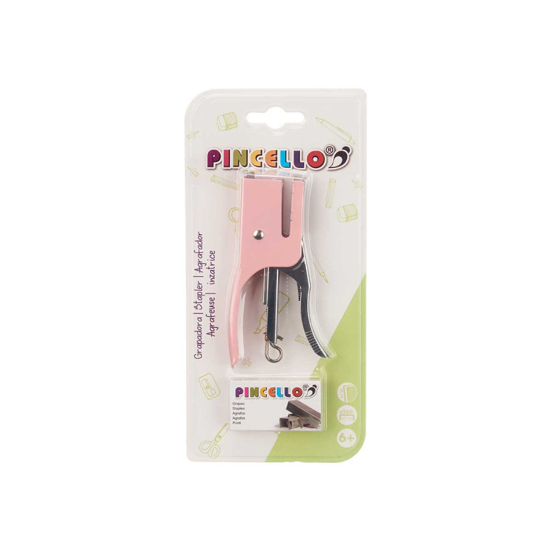 GRAPADORA 500 GRAPAS SURT 3 COLORES 10,5CM