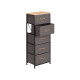 MEUBLE 5 TIROIRS GRIS